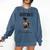 Education Is Freedom Teacher Books Black History Month Comfort Colors Sweatshirt Denim