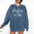 English Teacher Gag For Women English Is Tuff Comfort Colors Sweatshirt Denim