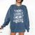 English Teacher Grammar Police Language Nerd You Literally Mean Figuratively V-Neck Modern Short Sleeve Small Comfort Colors Sweatshirt Denim
