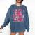 In My Esl Teacher Era Back To School ESL Teacher Groovy Comfort Colors Sweatshirt Denim