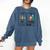 First Data Then Christmas I'm Earning A Break Sped Teacher Men Women Comfort Colors Sweatshirt Denim