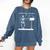 Funny Skeleton Music Teacher I'Ll Wait Until It's Quiet Comfort Colors Sweatshirt Denim