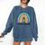 Future Teacher Cute Rainbow Leopard Teacher Outfit For Men Women Girls Kids Comfort Colors Sweatshirt Denim Future Teacher Cute Rainbow Leopard Teacher Outfit For Men Women Girls Kids Comfort Colors Sweatshirt Denim