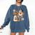 Ghost Reading Books Halloween Bow Spooky Teacher Student Comfort Colors Sweatshirt Denim Ghost Reading Books Halloween Bow Spooky Teacher Student Comfort Colors Sweatshirt Denim