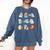 Ghost Reading Teacher Halloween Librarian Book Lover School Comfort Colors Sweatshirt Denim Ghost Reading Teacher Halloween Librarian Book Lover School Comfort Colors Sweatshirt Denim