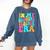 In My Glowing Teacher Era Groovy Colorful Bright Comfort Colors Sweatshirt Denim In My Glowing Teacher Era Groovy Colorful Bright Comfort Colors Sweatshirt Denim
