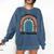 Good Day To Teach Tiny Musicians Piano Music Teacher Women Comfort Colors Sweatshirt Denim