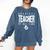 Greatest Teacher Of All Time Teachers Day 1 Teacher Goat Comfort Colors Sweatshirt Denim Greatest Teacher Of All Time Teachers Day 1 Teacher Goat Comfort Colors Sweatshirt Denim