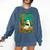 Groovy Ghost Reading Book Cat Halloween Ghost Teacher Comfort Colors Sweatshirt Denim Groovy Ghost Reading Book Cat Halloween Ghost Teacher Comfort Colors Sweatshirt Denim