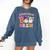 Groovy Kindergarten Boo Crew Kinder Halloween Teacher Kids Comfort Colors Sweatshirt Denim Groovy Kindergarten Boo Crew Kinder Halloween Teacher Kids Comfort Colors Sweatshirt Denim
