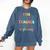 Groovy This Teacher Is Glowing Hello Summer End Of School Comfort Colors Sweatshirt Denim