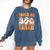 Groovy Teacher Halloween Trick Or Teach Ghost Men Women Kids Comfort Colors Sweatshirt Denim