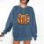 Halloween Books Pumpkin Reading Teacher Fall Men Women Comfort Colors Sweatshirt Denim