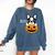 The Halloween Boston Terrier Comfort Colors Sweatshirt Denim