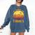 Halloween Costume Teacher Love Brains Zombie Comfort Colors Sweatshirt Denim