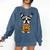Halloween Dog Boston Terrier Mummy Costume Men Women Kids Comfort Colors Sweatshirt Denim