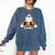 Halloween PE Teacher Ghosts Pumpkins Sports Lover Comfort Colors Sweatshirt Denim Halloween PE Teacher Ghosts Pumpkins Sports Lover Comfort Colors Sweatshirt Denim