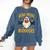 Halloween Read More Books Retro Costume Teacher Women Girls Comfort Colors Sweatshirt Denim