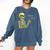 Halloween Teacher Six Seven 6 7 Skeleton Spooky Costume Comfort Colors Sweatshirt Denim Halloween Teacher Six Seven 6 7 Skeleton Spooky Costume Comfort Colors Sweatshirt Denim