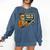 Halloween Teacher Six Seven Meme 6 7 Skeleton Spooky Costume Comfort Colors Sweatshirt Denim