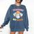Halloween Teacher Teaching My Boos Costume Teacher Men Women Comfort Colors Sweatshirt Denim
