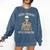Halloween Weird Teachers Build Character Costume Men Women Comfort Colors Sweatshirt Denim