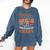 Hangin My Kindergarten Cookie Gingerbread Christmas Teacher For Men Women Kids Comfort Colors Sweatshirt Denim