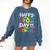 Happy 100th Day Of School 100 Days Of School Teacher Student Comfort Colors Sweatshirt Denim Happy 100th Day Of School 100 Days Of School Teacher Student Comfort Colors Sweatshirt Denim