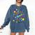 Happy Dot Day 2025 Polka Dot Boys Girls Kids Teacher Dot Day Comfort Colors Sweatshirt Denim Happy Dot Day 2025 Polka Dot Boys Girls Kids Teacher Dot Day Comfort Colors Sweatshirt Denim
