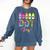 Happy Dot Day 2025 Teacher Kids Girls Colorful Polka Dot Day Comfort Colors Sweatshirt Denim