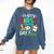 Happy First Day Of School Teacher Back To School Student Comfort Colors Sweatshirt Denim Happy First Day Of School Teacher Back To School Student Comfort Colors Sweatshirt Denim