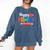 Happy Fri-Yay Friday Lovers Fun Teacher Life Weekend Comfort Colors Sweatshirt Denim Happy Fri-Yay Friday Lovers Fun Teacher Life Weekend Comfort Colors Sweatshirt Denim