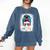Happy Fri-Yay Friday Teacher Life Happy Friday Comfort Colors Sweatshirt Denim