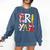 Happy Fri-Yay Teacher Back To School Friday Lovers Comfort Colors Sweatshirt Denim