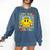 Happy To See Your Face Hippie Smile Back To School Teachers Comfort Colors Sweatshirt Denim Happy To See Your Face Hippie Smile Back To School Teachers Comfort Colors Sweatshirt Denim