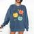 Happy To See Your Face Teacher Apple Comfort Colors Sweatshirt Denim Happy To See Your Face Teacher Apple Comfort Colors Sweatshirt Denim