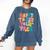 Happy To See Your Face Teacher Disco Ball Back To School Comfort Colors Sweatshirt Denim Happy To See Your Face Teacher Disco Ball Back To School Comfort Colors Sweatshirt Denim