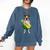 Hawaiian Boston Terrier Dog Pineapple Ukulele Summer For Men Women Girls Kids Comfort Colors Sweatshirt Denim
