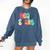Head Start Team Homeschool Teacher Headstart Back To School Comfort Colors Sweatshirt Denim