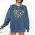 Heart Shape Art Teacher And Painting Sketching Artist Comfort Colors Sweatshirt Denim
