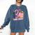 Hello 3rd Third Grade Back To School Pink Leopard Teacher Comfort Colors Sweatshirt Denim Hello 3rd Third Grade Back To School Pink Leopard Teacher Comfort Colors Sweatshirt Denim