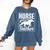 Horse Riding Teacher Rider Lover Equestrian Men Women Kids Comfort Colors Sweatshirt Denim