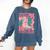 Howdy Fourth Grade Western 4th Grade Teacher Cowboy Cowgirl Comfort Colors Sweatshirt Denim