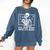 I'Ll Just Wait Until It's Quiet Teacher Men Women Comfort Colors Sweatshirt Denim