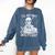 I'Ll Wait Until It's Quiet Tshirt Skeleton Teacher Halloween Comfort Colors Sweatshirt Denim