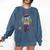Im The Teacher Witch Halloween Matching Group Costume Comfort Colors Sweatshirt Denim