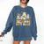 Inclusion Isn't Scary Mummy Boo Ghost Halloween SLP Teacher Comfort Colors Sweatshirt Denim