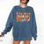 Inclusion Matters Groovy American Sign Language ASL Teacher For Men Women Comfort Colors Sweatshirt Denim