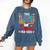 Instructional Assistant Loves Her Kids Teacher Assistant Comfort Colors Sweatshirt Denim