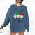 It's Fine We'Re Fine Gnome Pre-K Teacher Christmas Light For Men Women Comfort Colors Sweatshirt Denim It's Fine We'Re Fine Gnome Pre-K Teacher Christmas Light For Men Women Comfort Colors Sweatshirt Denim